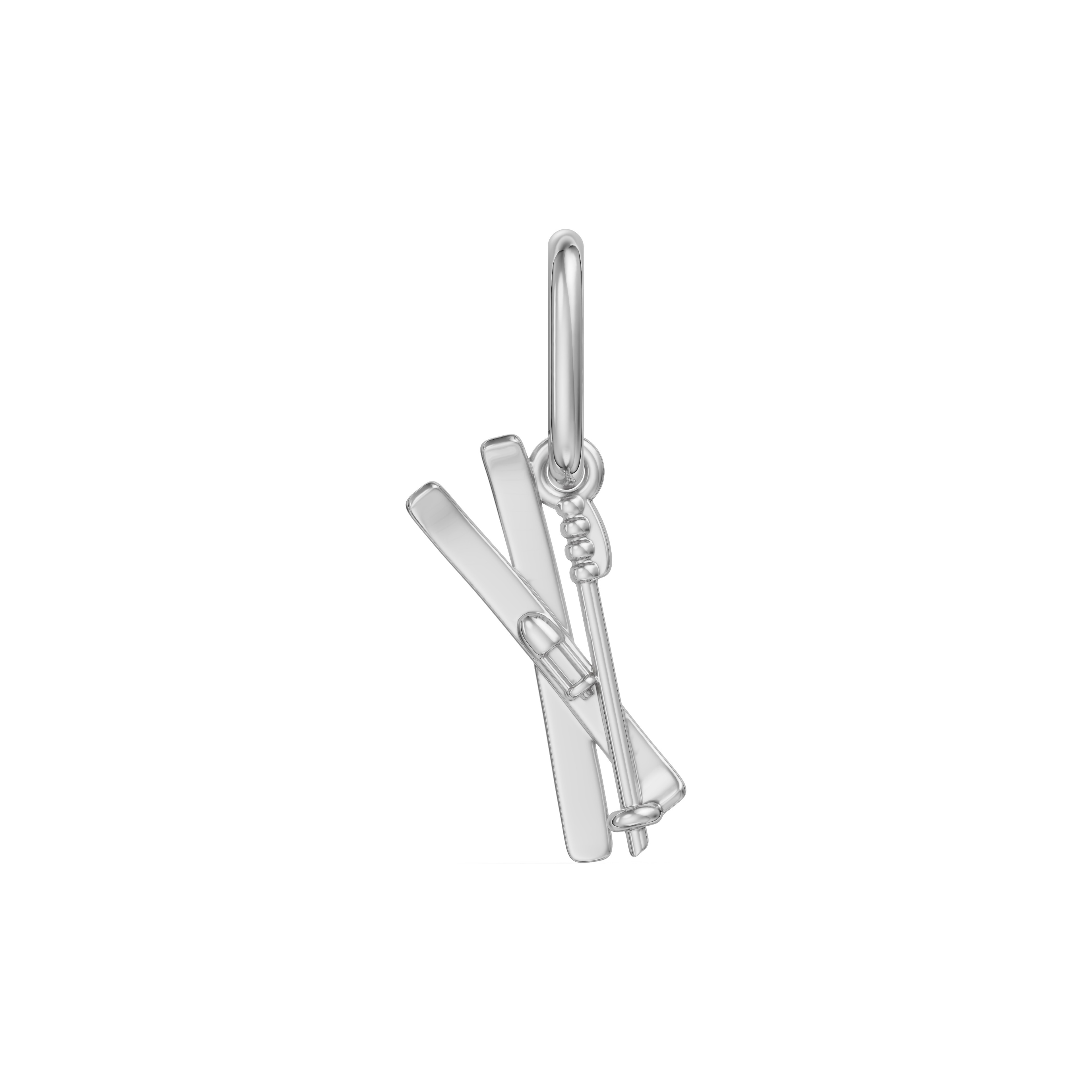 Colgante Esquíes Oro Blanco 417