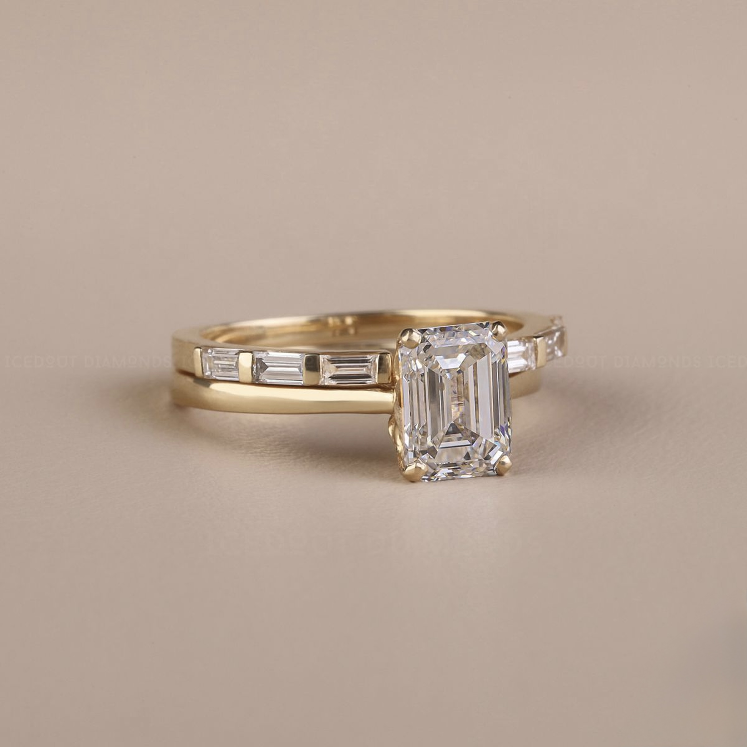Baguette Wedding Band