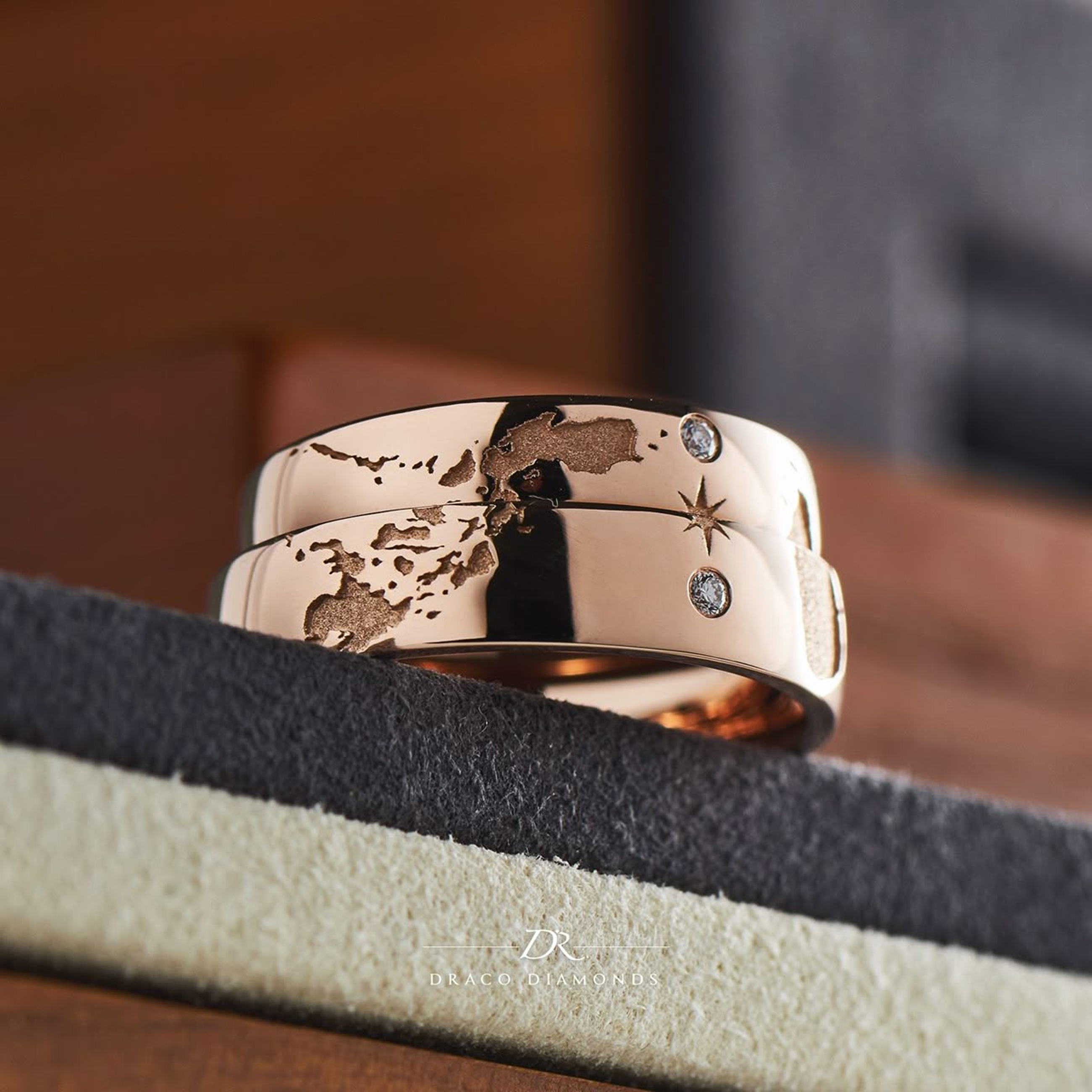 Grabados de anillos coordinados